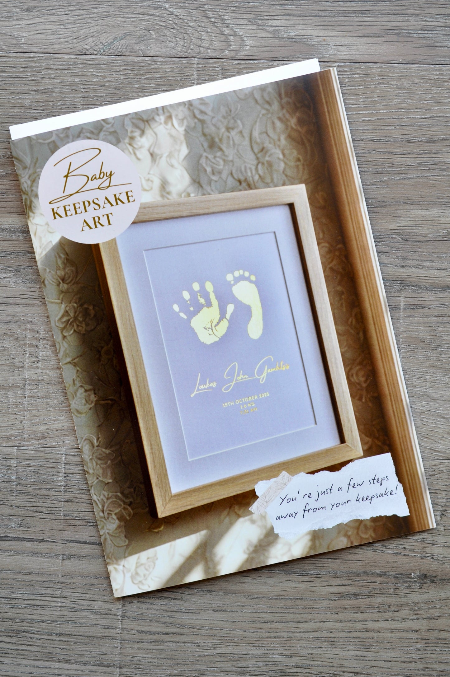 Inkless Baby Hand & Footprint Keepsake Kit