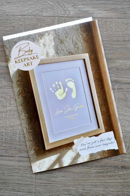 Inkless Baby Hand & Footprint Keepsake Kit