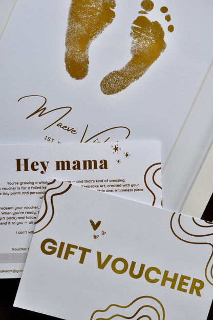 Baby Keepsake Gift Pack - Frame, Inkless Print Kit & Voucher
