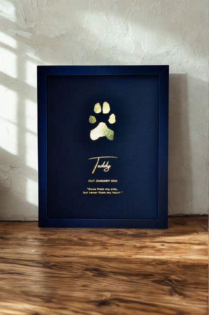 Framed Paw Print - From Your Exsisting Prints