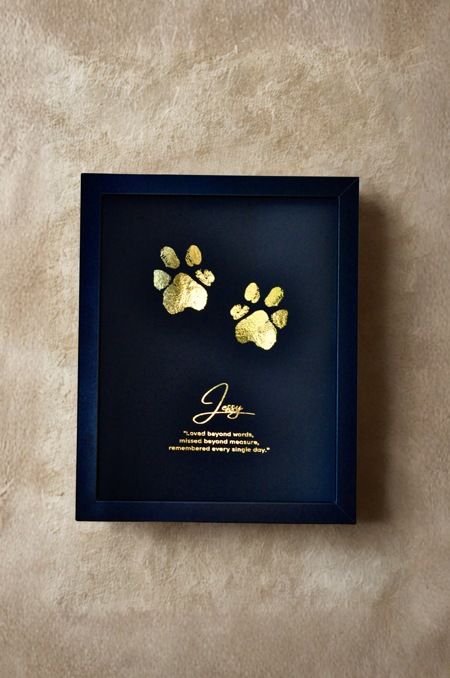 Framed Paw Print - From Your Exsisting Prints